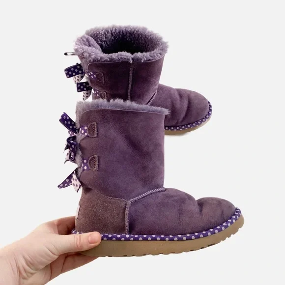Girls purple uggs deals
